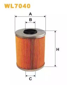 Фильтр WIX FILTERS WL7040