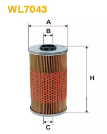 Фильтр WIX FILTERS WL7043