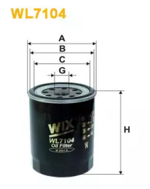 Фильтр WIX FILTERS WL7104