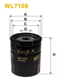 Фильтр WIX FILTERS WL7105