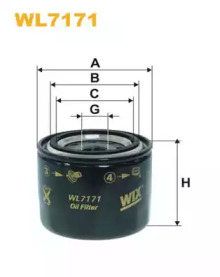 Фильтр WIX FILTERS WL7171