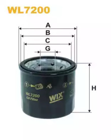 Фильтр WIX FILTERS WL7200