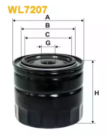 Фильтр WIX FILTERS WL7207