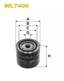 Фильтр WIX FILTERS WL7400