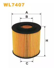 Масляный фильтр WIX FILTERS WL7407