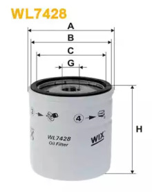 Фильтр WIX FILTERS WL7428