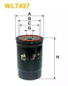 Масляный фильтр WIX FILTERS WL7437