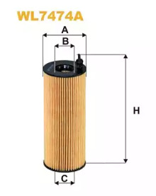 Масляный фильтр WIX FILTERS WL7474A