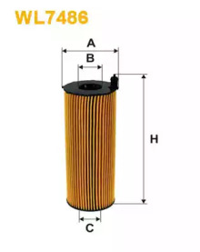 Масляный фильтр WIX FILTERS WL7486