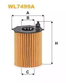 Масляный фильтр WIX FILTERS WL7499A