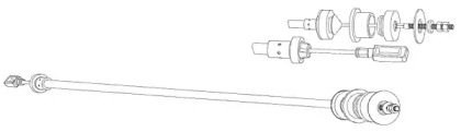 Трос CEF CT01139