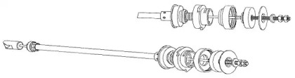 Трос CEF CT01141