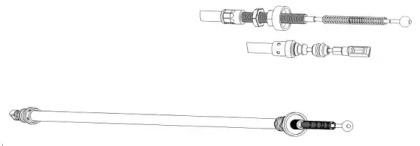 Трос CEF CT02141