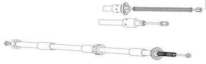 Трос CEF CT02156