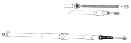 Трос CEF CT02160