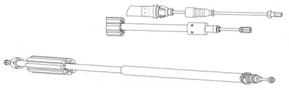 Трос CEF CT02183