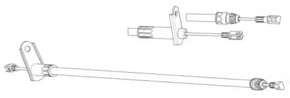 Трос CEF DM02166