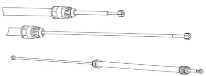 Трос CEF DM02171