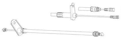 Трос CEF DM02174