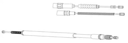 Трос CEF DM02176