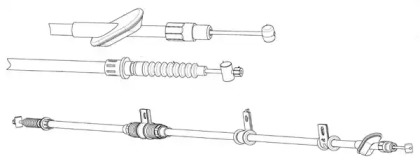 Трос CEF HY02122