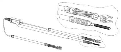 Трос CEF LE02123