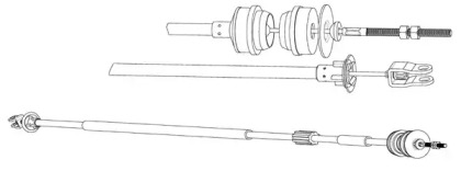 Трос CEF PU01108A