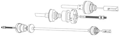 Трос CEF PU01132