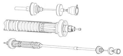 Трос CEF PU01152