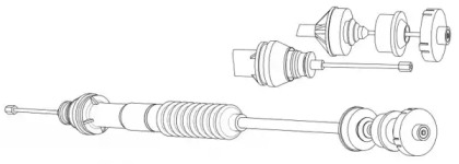 Трос CEF PU01154