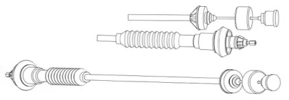 Трос CEF PU01158