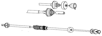 Трос CEF PU01162