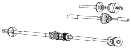 Трос CEF PU01163