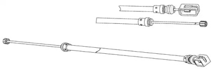 Трос CEF PU02157