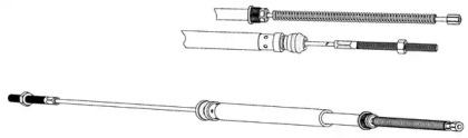 Трос CEF PU02158