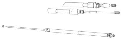 Трос CEF PU02222