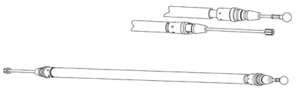 Трос CEF PU02234