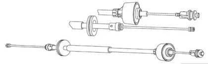 Трос CEF RT01135