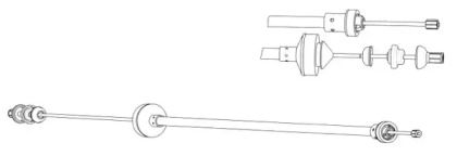 Трос CEF RT01183