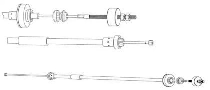 Трос CEF RT01186