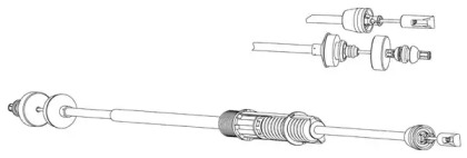 Трос CEF RT01187