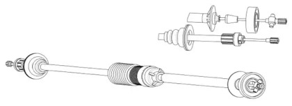 Трос CEF RT01188