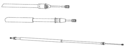 Трос CEF RT02298