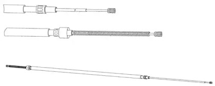 Трос CEF SK02108