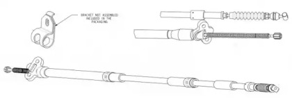 Трос CEF TO02161