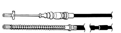 Трос CEF VO02134