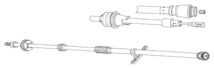 Трос CEF VO02145