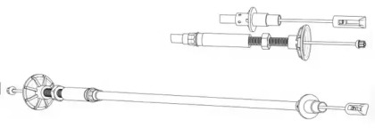 Трос CEF VW01109