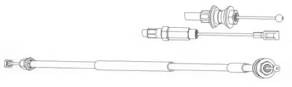 Трос CEF VW01165