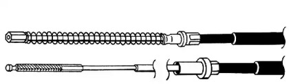 Трос CEF VW02167